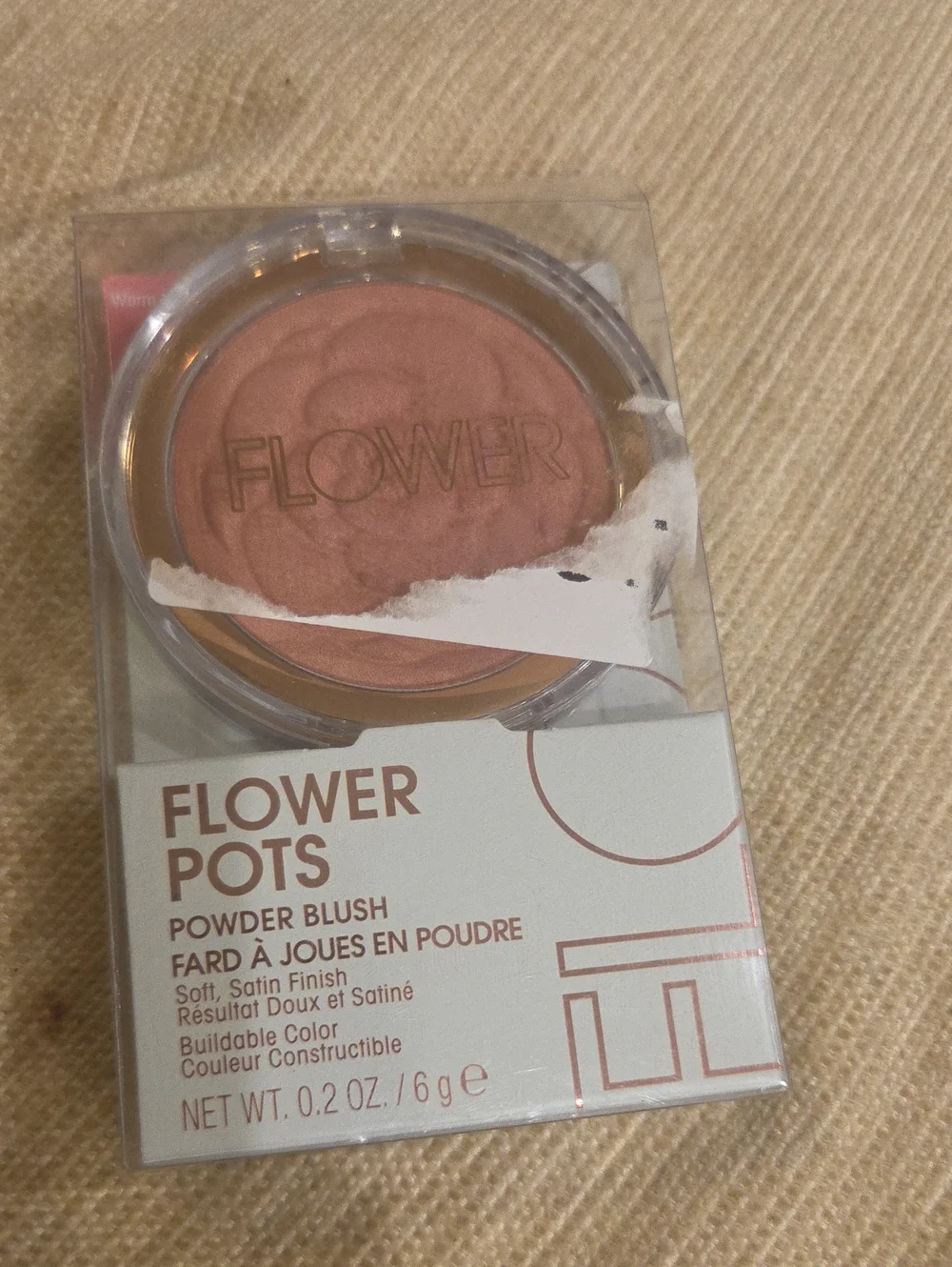FLOWER Pots Powder Blush - Warm Hibiscus NiB